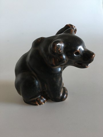 Royal Copenhagen Stoneware Figurine Brown Bear Cub No 21433