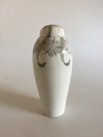 Rorstrand Art Nouveau Unique Lidded Vase by Karl Lindström