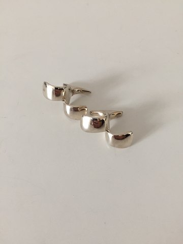 Georg Jensen Sterling Silver Cuff Links No 214