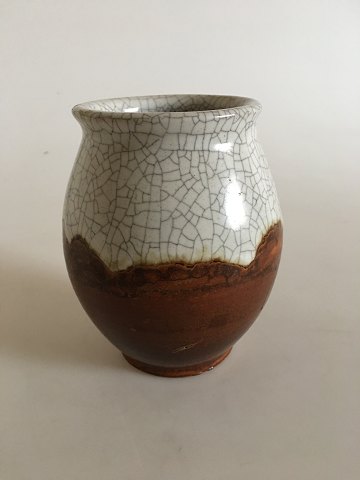Royal Copenhagen Unique Stoneware Vase by Carl Halier from 1927