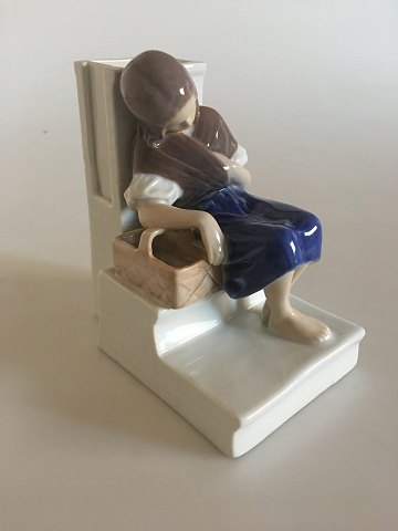 Bing and Grøndahl Figurine - The Little Match Girl, H.C. Andersen No. 1655