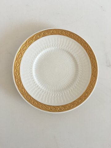 Royal Copenhagen Gold Fan Dessert Plate No 414/11522
