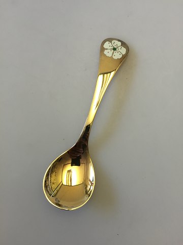 Georg Jensen Annual Spoon 1971 Gilded Sterling Silver