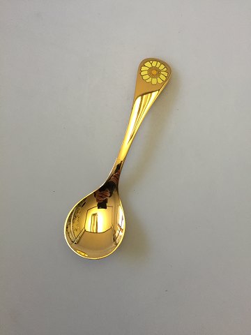 Georg Jensen Annual Spoon 1973 in Gilded Sterling Silver