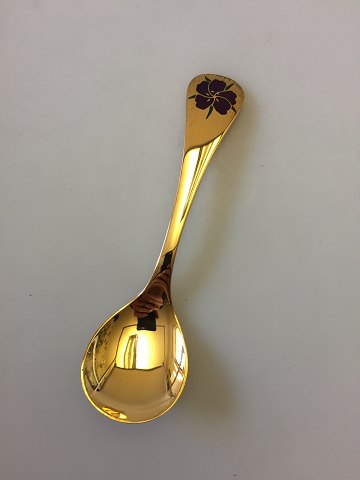 Georg Jensen Annual Spoon 1974 in Gilded Sterling Silver