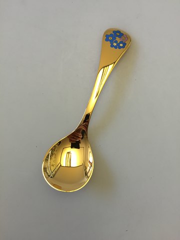 Georg Jensen Annual Spoon in gilded Sterling Silver 1983