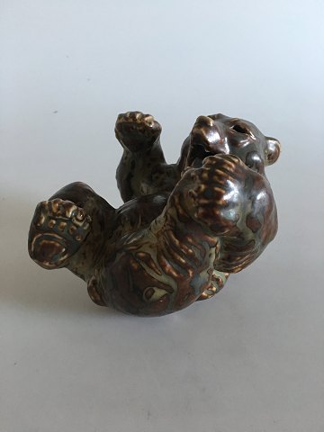 Royal Copenhagen Stoneware Bear on back No 20271