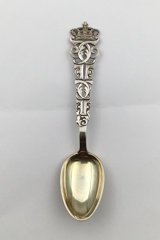 Anton Michelsen Commemorative Spoon in Sterling Silver from 1899