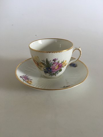 Royal Copenhagen Saxon Flower Full Coffee Cup No 1870