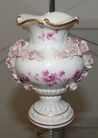 Meissen German Porcelains Vase with Flowers