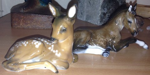 Rosenthal Art Nouveau Figurine Deer and Horse