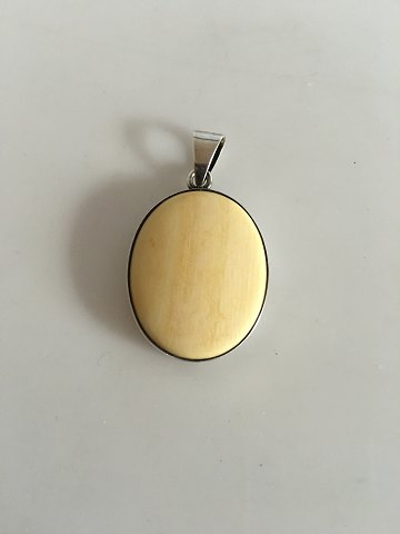 N. E. From Sterling Silver Pendant with Ivory