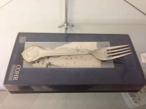 Cohr Child/baptisment fork in silver Original box