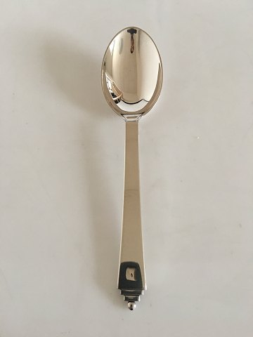 Georg Jensen Sterling Silver Pyramid Dinner Spoon No 011