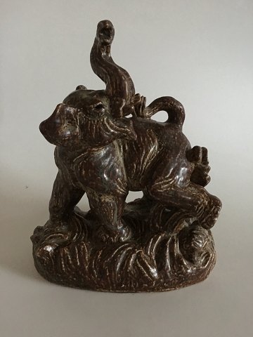 Royal Copenhagen Stoneware Figurine Knud Kyhn Elephant No 21947