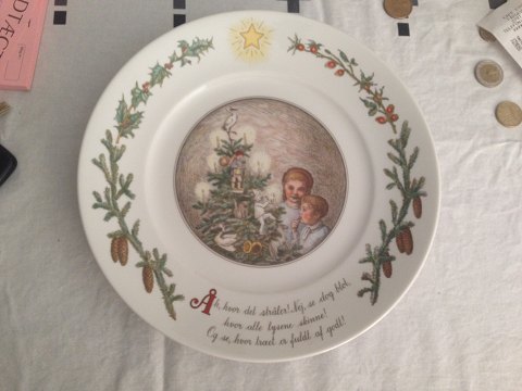 Royal Copenhagen Peter Christmas Plate Charger No 9