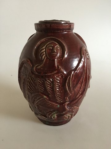 Royal Copenhagen Jais Nielsen Liddd vase with Oxblood Glaze No 787