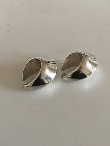 Georg Jensen Sterling Silver Earrings by Nanna Ditzel No126