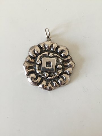 Holger Kyster Silver Pendant with Bindesbøll Design