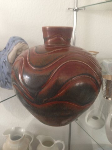 Large Bing and Grondahl Vase by Ebbe Sadolin C321