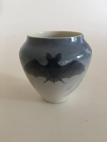 Bing & Grondahl Art Nouveau Vase with 3 bats No 4443/5