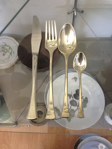 Hans Hansen Sterling Silver Flatware set Kristine by Karl Gustav Hansen for 6 
persons 24 pieces