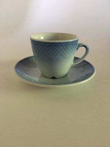 Bing & Grondahl Blue Tone - Seashell Hotel Coffee Cup No 744