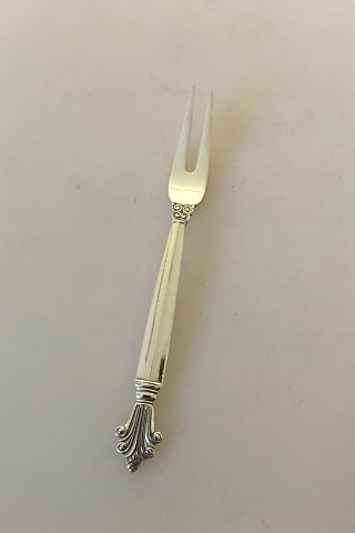 Georg Jensen Sterling Silver Acanthus Lemon Fork No 146