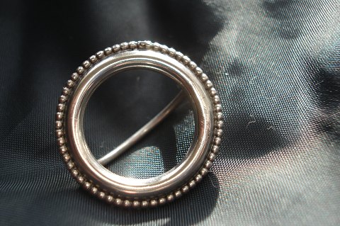 Evald Nielsen Sterling Silver Scarf Ring