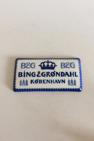 Bing & Grondahl Old Advertisement sign
