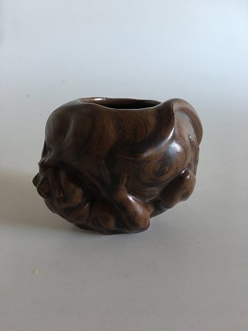 Royal Copenhagen Art Nouveau Frog fabel Animal Vase No 9