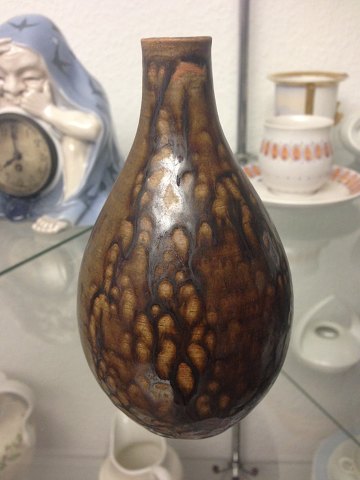 Royal Copenhagen Unique Stoneware Vase by Carl Hallier No 318