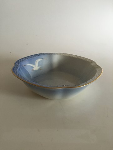 Bing & Grøndahl Seagull with Gold Potato Bowl No 43/313