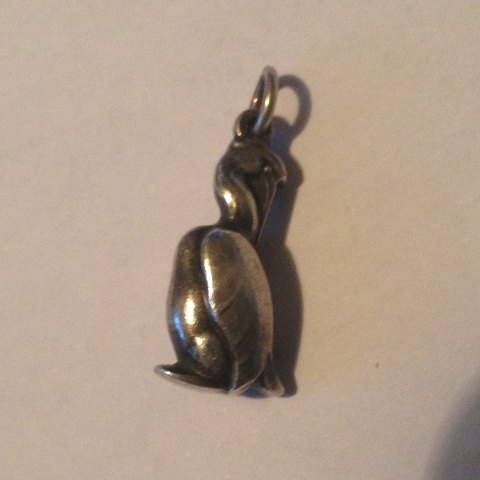 Georg Jensen Sterling Silver Pelican Pendant/Charm