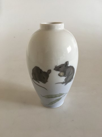 Royal Copenhagen Art Nouveau Vase with Rats No 192/47B