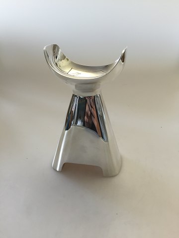Modern Cohr Sterling Silver Candlestick by Hans Bunde