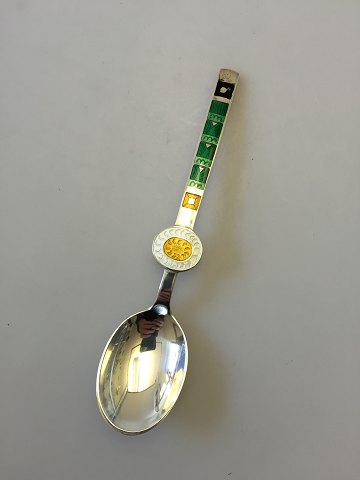 A. Michelsen Sterling Silver with Enamel Spoon of the Month no. 11 designed by 
Paul René Gauguin