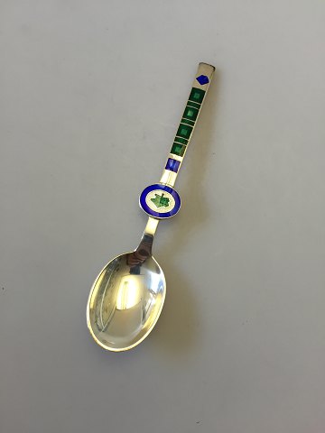 A. Michelsen Sterling Silver with Enamel Spoon of the Month no. 9 designed by 
Paul René Gauguin