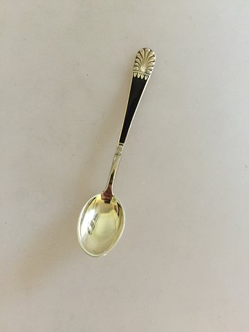 J. Tostrup Sterling Silver Mocca Spoons set of 8 with Enamel from Norway