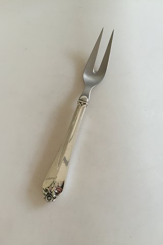 Meat Fork with silver Handle. Pattern looks like Diana.
