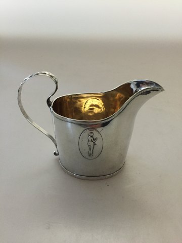 Swedish Silver Creamer from 1888 with naked man and woman