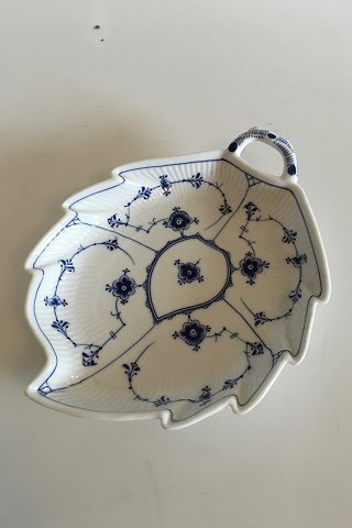 Royal Copenhagen Blue Fluted Leafshaped Assiette No. 144