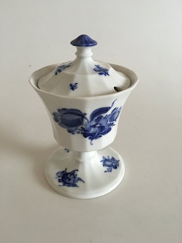 Royal Copenhagen Blue Flower Angular Marmelade Vase with Lid No 8579