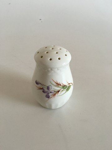 Bing & Grondahl Salt Shaker with Purple Flower