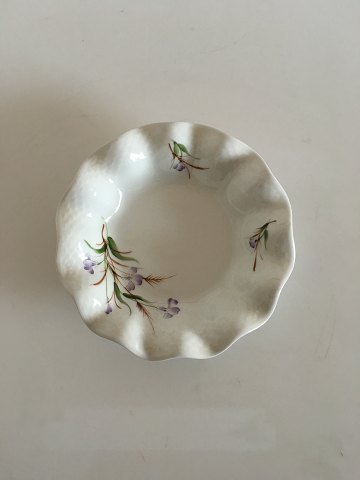 Bing & Grondahl Round Asiette with Purple Flower No 227