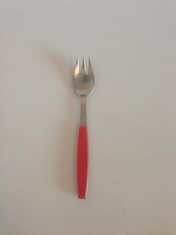 Georg Jensen Stainless Red Strata Lunch Fork