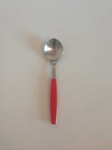 Georg Jensen Stainless Red Strata Dessert Spoon