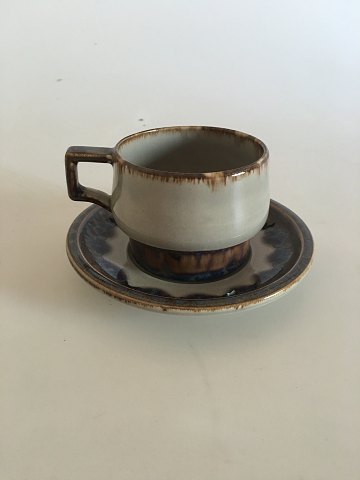 Bing & Grondahl Stoneware Mexico Tea Cup and Saucer No 475