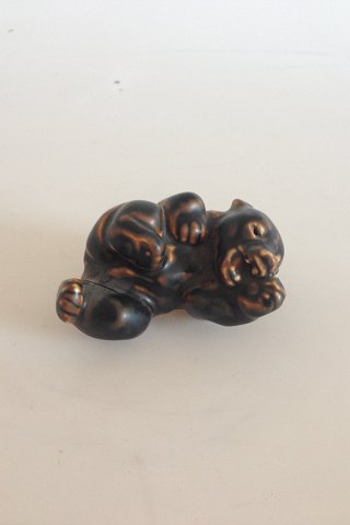 Royal Copenhagen Stoneware Figurine Brown Bear Cub No 21432