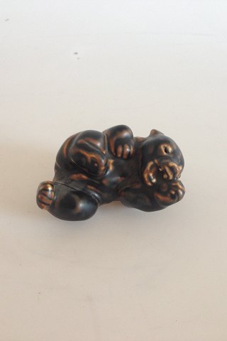 Royal Copenhagen Stoneware Figurine Brown Bear Cub No. 21432